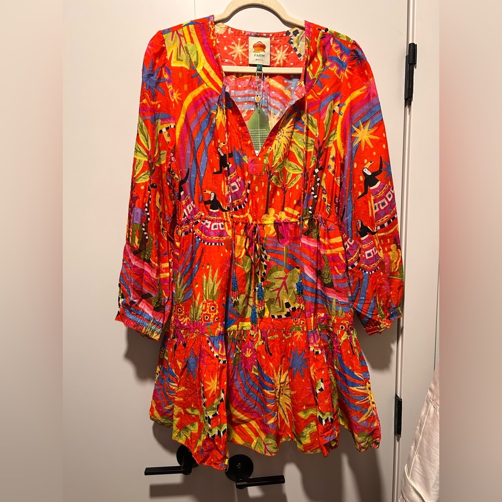 FARM Rio Magic Forest Mini Dress